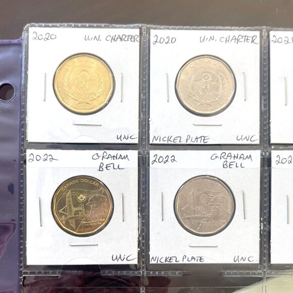 Collection of 24 Special Loonies + 24 Duplicates in Nickel Plate! - Picture 15 of 16